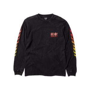 DC SHOES HIGHWAY TO HELL LS TEE	BLACK