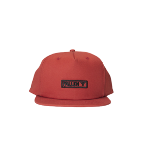 FALLEN BAR LOGO HAT 	RED
