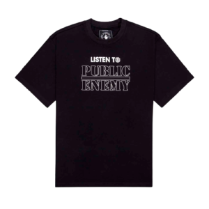 PUBLIC ENEMY X ELEMENT LISTEN TO TEE	BLACK