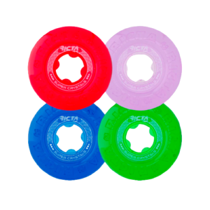SUPER CRYSTALS TRANS PURPLE GREEN BLUE RED   95A RICTA WHEELS