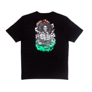 FALLEN SKELETON TEE	BLACK / GREEN / RED (TOMMY SANDOVAL) - Imagen 2