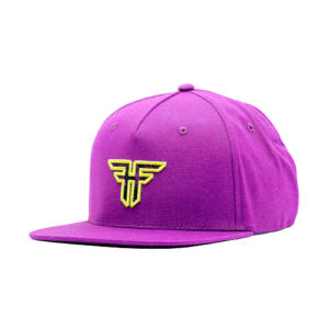 FALLEN  HAT TRADEMARK FLAT	PURPLE / LIME