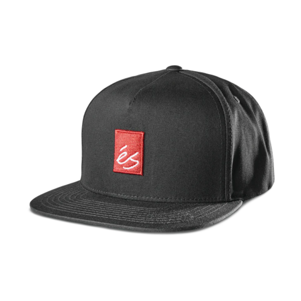 éS MAINBLOCK SNAPBACK HAT BLACK