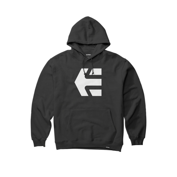 ETNIES CLASSIC ICON HOODIE BLACK/WHITE