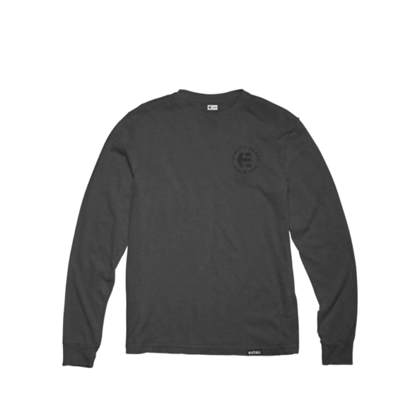 ETNIES SINCE 1986 L/S	CHARCOAL/HEATHER