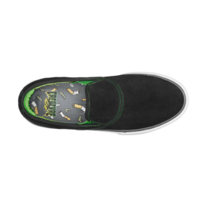 EMERICA WINO G6 SLIP-ON X CREATURE BLACK/GREEN - Imagen 2