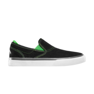 EMERICA WINO G6 SLIP-ON X CREATURE BLACK/GREEN