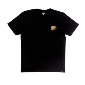 FALLEN SCORCHED TEE	BLACK / YELLOW
