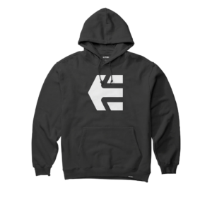 ETNIES CLASSIC ICON HOODIE	BLACK/WHITE