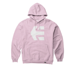 ETNIES CLASSIC ICON HOODIE	PINK