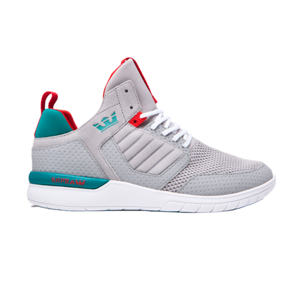 SUPRA METHOD LT GREY/TEAL/WHITE