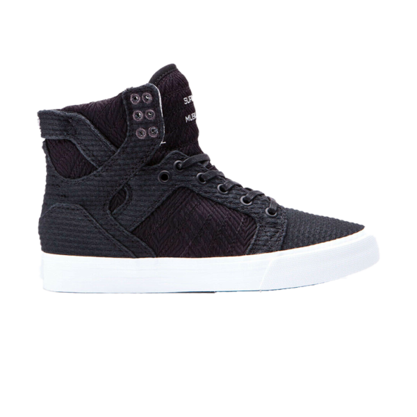 SUPRA  SKYTOP BLACK/WHITE/LT GREY