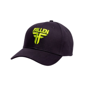 FALLEN INSIGNIA HAT  CURVE BLACK/LIME