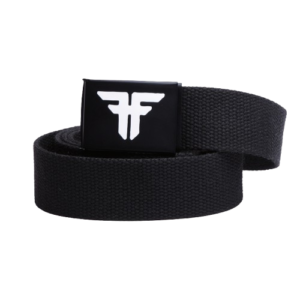 FALLEN TRADEMARK NYLON BELT	BLACK / WHITE