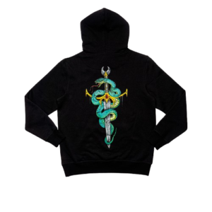 FALLEN VENOM HOODIE BLACK/GREEN - Imagen 2