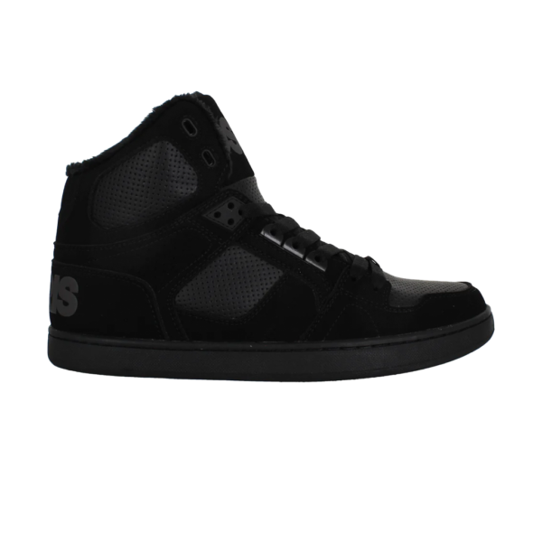 OSIRIS NYC 83 CLK	BLACK/BLACK/SHEARLING