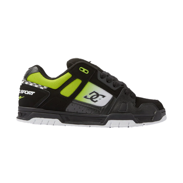 DC SHOES STAG SE	BLACK/GREEN/WHITE