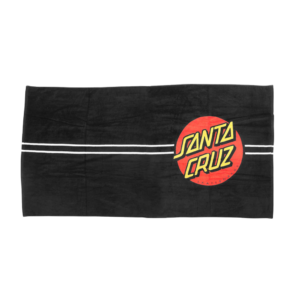 SANTA CRUZ CLASSIC DOT  TOWEL BLACK