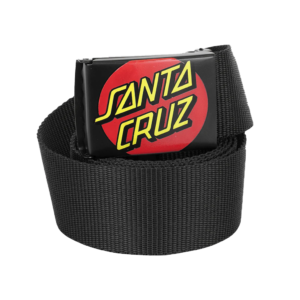 SANTA CRUZ CLASSIC DOT WEB BELT BLACK