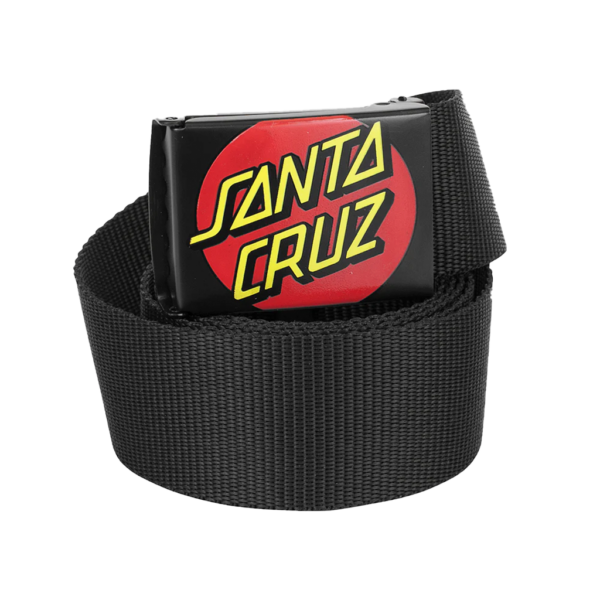 SANTA CRUZ CLASSIC DOT WEB BELT BLACK