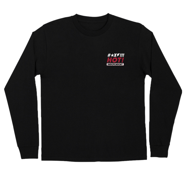 INDEPENDENT FN HOT BAR STACK L/S T-SHIRT BLACK