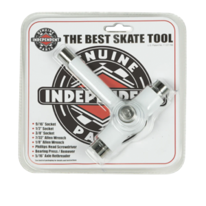 GENUINE PARTS BEST SKATE TOOL STANDARD WHITE EACH INDEPENDENT