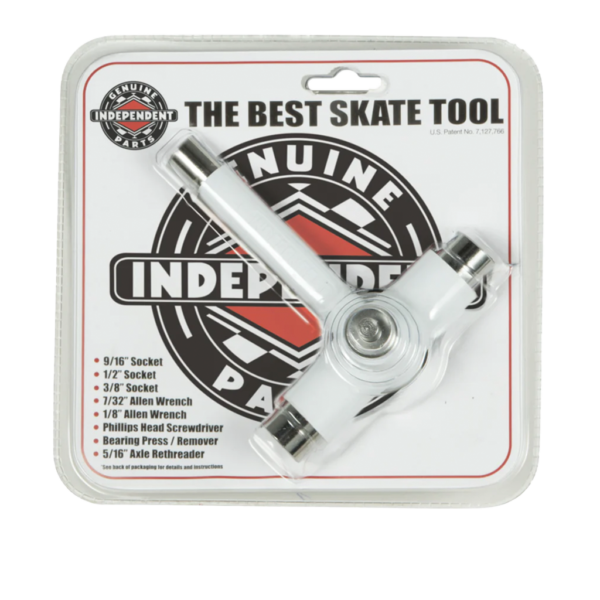 GENUINE PARTS BEST SKATE TOOL STANDARD WHITE EACH INDEPENDENT