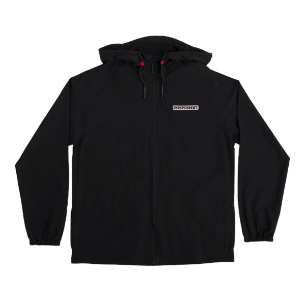 INDEPENDENT HEIGHTS HOODED WINDBREAKER L/S JACKET BLACK