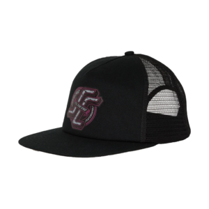 SANTA CRUZ OG TTE MESH TRUCKER HIGH PROFILE HAT BLACK