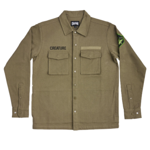 CREATURE RECRUITER LIGHTWEIGHT L/S JACKET ARMY