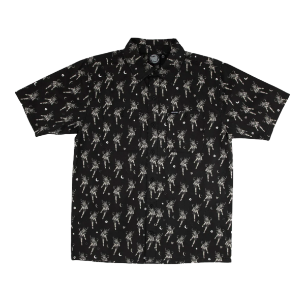 SANTA CRUZ SALBA WITCH DOCTOR S/S WORK TOP BLACK