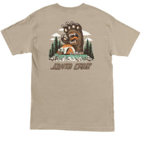 SANTA CRUZ SCREAMING GRIZZLY S/S HEAVYWEIGHT T-SHIRT SAND - Imagen 2