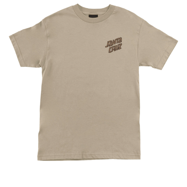 SANTA CRUZ SCREAMING GRIZZLY S/S HEAVYWEIGHT T-SHIRT SAND
