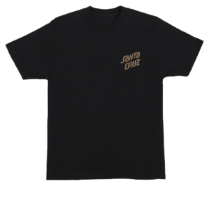 SANTA CRUZ SCREAMING GRIZZLY S/S HEAVYWEIGHT T-SHIRT BLACK