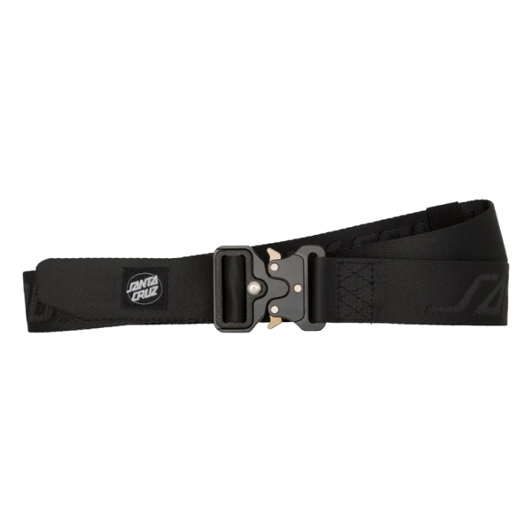 SANTA CRUZ SHACKLE STRIP WEB BELT BLACK