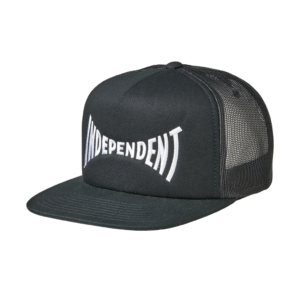 INDEPENDENT SPAN MESH TRUCKER HIGH PROFILE HAT BLACK