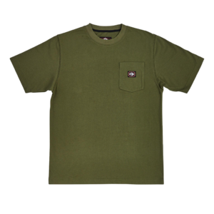 INDEPENDENT SUMMIT SCROLL S/S POCKET T-SHIRT OLIVE