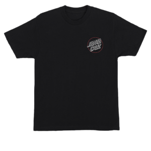 SANTA CRUZ WOOTEN DUO INVERSE S/S HEAVYWEIGHT T-SHIRT BLACK
