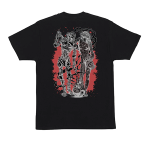 SANTA CRUZ WOOTEN DUO INVERSE S/S HEAVYWEIGHT T-SHIRT BLACK - Imagen 2