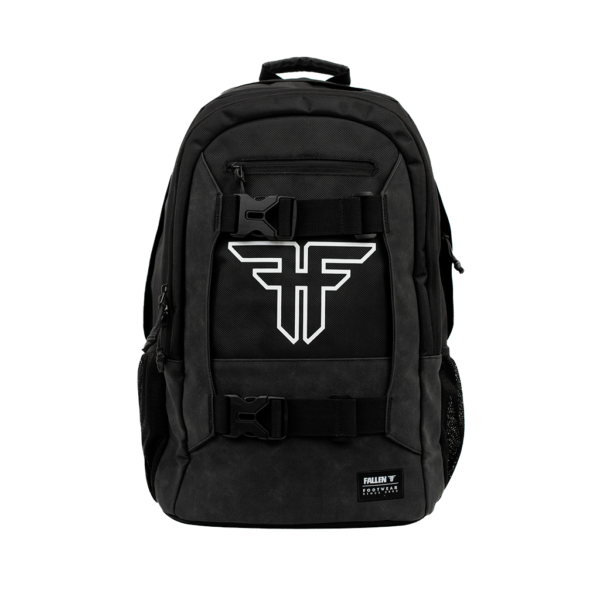 FALLEN BOARD BAG BACKPACK BLACK / WHITE  24L
