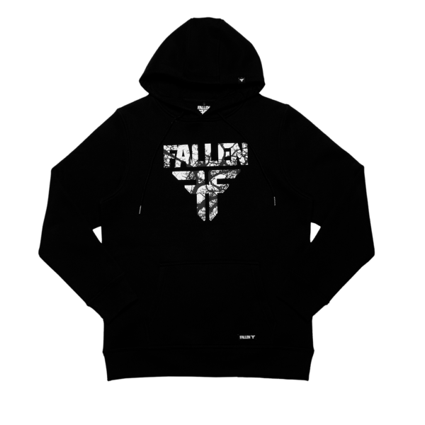 FALLEN INSIGNIA HOODIE BLACK / WHITE
