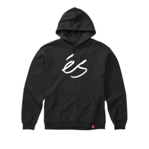 éS SCRIPT HOODIE	BLACK