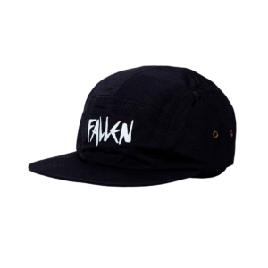 FALLEN  STREET 5 PANELS HAT	BLACK / WHITE