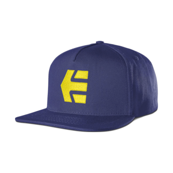 ETNIES ICON SNAPBACK NAVY/YELLOW